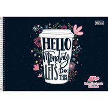 Caderno Cartografia Capa Dura 96 Folhas S/s Milimetrado Feminino D+ Capa 02 - Tilibra