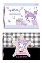 Caderno Cartografia Desenho Hello Kitty Kuromi 80 Folhas Caderno Cartografia Desenho Hello Kitty Kuromi 80 Folhas