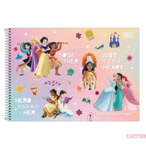 Caderno Cartografia Desenho Tilibra 80Fls Princesas