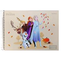 Caderno Cartografia e Desenho Capa Dura Frozen - Jandaia