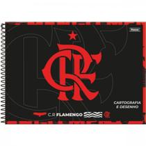 Caderno Cartografia e Desenho Flamengo Mengão 80 Folhas Foroni