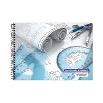 Caderno cartografia e desenho milimetrado - foroni