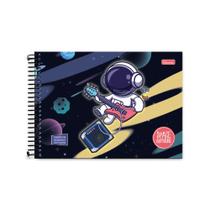 Caderno Cartografia E Desenho Space Adventure Cadersil 80F Guitarra