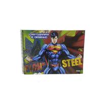 Caderno Cartografia e Desenho Superman DC Comics 60 Folhas São Domingos