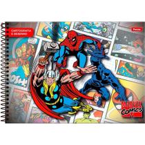 Caderno Cartografia Foroni Capa Dura Marvel 80 Folhas - Embalagem com 5 Unidades Caderno Cartografia Foroni Capa Dura Marvel 80 Folhas - Embalagem com 5 Unidades