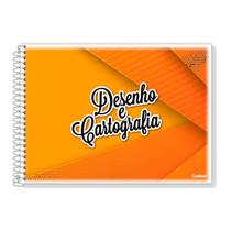 Caderno cartografia grande espiral 96f - credeal