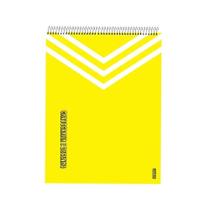 Caderno cartografia1/1 cd esp 60f kbom amarelo sao domingos 10366