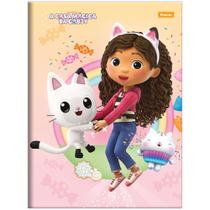 Caderno Casa Mágica Da Gabby - Gabby e Pandy - 80 Folhas - Foroni