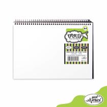 Caderno CD F.V.M Branco c/ Folhas Pretas 40Fls - Merci