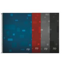 Caderno cd universitario zip colorido 1m 80f tilibra