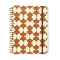 Caderno Cícero Espiral Bossa Nova Pautado 20x28 Boemia Caramelo 160 Fls Caderno Cícero Espiral Bossa Nova Pautado 20x28 Boemia Caramelo 160 Fls