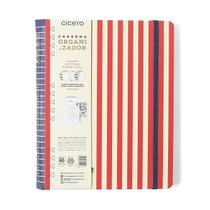 Caderno Cícero Organizador Praia Pautado &amp Pontado 17x24 Sol
