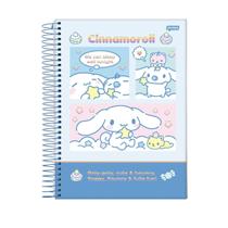 Caderno Cinnamoroll Universitário Escolar 1 Matéria 80Fl