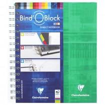 Caderno Clairefontaine Bind'O Block Quadriculado A5+ Verde