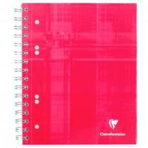 Caderno Clairefontaine Bind'O Block Quadriculado A5+ Vermelho Caderno Clairefontaine Bind'O Block Quadriculado A5+ Vermelho