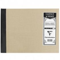 Caderno Clairefontaine de Viagem Dessin à Grain A5 Cinza Claro