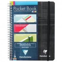 Caderno Clairefontaine Pocket Book Pautado A5+ Preto Caderno Clairefontaine Pocket Book Pautado A5+ Preto