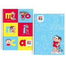 Caderno col 1m cd b/a 80f monica sao domingos 10308