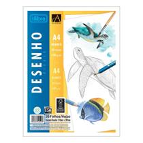 Caderno Colado 150g/m² A4 Branco Académie 20 Folhas Tilibra