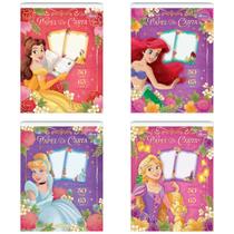 Caderno colado papel de carta princesas 50fl sortido tilibra