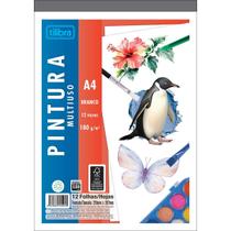 Caderno Colado Pintura Multiuso A4 Tilibra 12 Folhas Caderno Colado Pintura Multiuso A4 Tilibra 12 Folhas