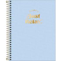 Caderno Colegial 1 Mat. 80 Folhas Happy Just Relax - Tilibra