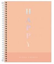 Caderno Colegial 1 Mat. Happy Coral 80fls Espiral Capa Dura Tilibra