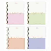 Caderno Colegial 1 Materia 90g/m² Happy Tilibra