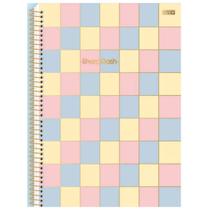 Caderno colegial 1 matéria espiral 80 folhas Sharp Dash São Domingos