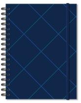 Caderno colegial 1 materia Quadriculado Azul - Fina Idéia