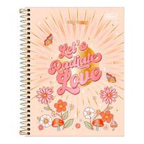 Caderno Colegial 1 Matéria Tilibra Gypsy Sol Let's Radiate