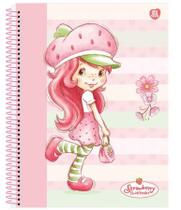 Caderno Colegial 10 Mat 160fls c/ Aroma Moranguinho Animativa Caderno Colegial 10 Mat 160fls c/ Aroma Moranguinho Animativa