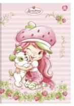 Caderno Colegial 10 Mat 160fls c/ Aroma Moranguinho com cachorrinho Animativa