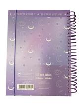 Caderno Colegial 10 Materias 160 Folhas Trendy Purple Dac