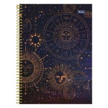 Caderno Colegial 10 Matérias 160Fls Cosmos Signos Foroni