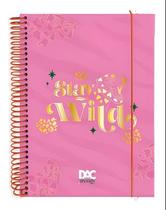 Caderno colegial 10 materias trendy onça 160 folhas dac