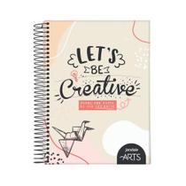 Caderno Colegial 1x1 80 Fls C.D. Jandaia Arts Off White - Jandaia