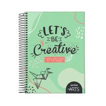 Caderno Colegial 1x1 80 Fls C.D. Jandaia Arts Verde - Jandaia