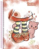Caderno Colegial 24cm 80 Folhas Moranguinho Animativa 3159