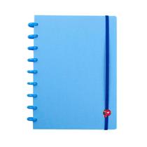 Caderno Colegial 80 Fls C.D. Pop Disc - Yummy Color Azul Pastel 1 Caderno Colegial 80 Fls C.D. Pop Disc - Yummy Color Azul Pastel 1