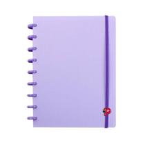 Caderno Colegial 80 Fls C.D. Pop Disc - Yummy Color Lilás Pastel 1 Caderno Colegial 80 Fls C.D. Pop Disc - Yummy Color Lilás Pastel 1