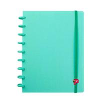 Caderno Colegial 80 Fls C.D. Pop Disc - Yummy Color Verde Pastel 1 Caderno Colegial 80 Fls C.D. Pop Disc - Yummy Color Verde Pastel 1