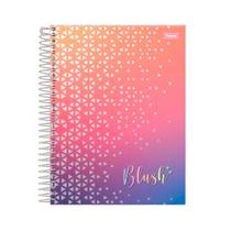 Caderno Colegial 8x1 160 Fls C.D. Foroni - Blush Pauta Branca 2