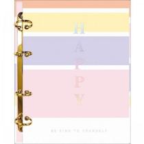 Caderno Colegial Argolado Tilibra Happy C/160 Folhas