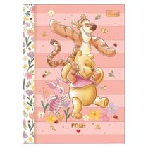 Caderno Colegial Brochura Capa Dura Ursinho Pooh Folhas Decoradas Super Fofo 80 Folhas - Tilibra Caderno Colegial Brochura Capa Dura Ursinho Pooh Folhas Decoradas Super Fofo 80 Folhas - Tilibra