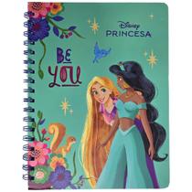Caderno Colegial Capa Dura 25 cm Princesas 80 Folhas