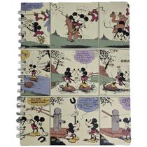 Caderno Colegial Capa Dura 25 cm Quadrinhos Mickey 80 Folhas Caderno Colegial Capa Dura 25 cm Quadrinhos Mickey 80 Folhas