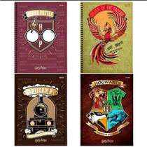 Caderno Colegial CD Espiral Harry Potter 80Fls - Jandaia