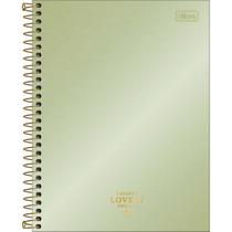Caderno Colegial Espiral West Village Metalizado 10 Matérias 160 Folhas Capa Dura 177x240mm Tilibra