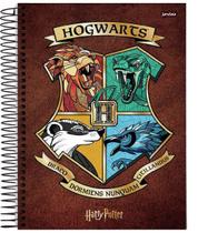 Caderno Colegial Harry Potter Espiral Capa Dura 80 Folhas